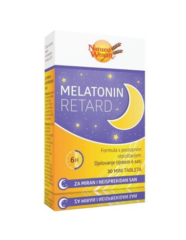 Natural Wealth Melatonin Retard tablete