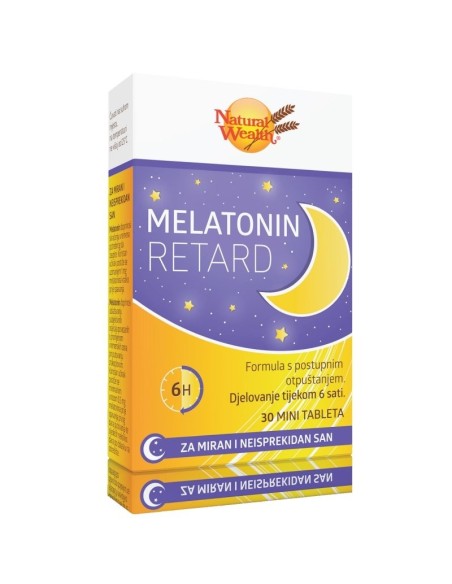 Natural Wealth Melatonin Retard tablete