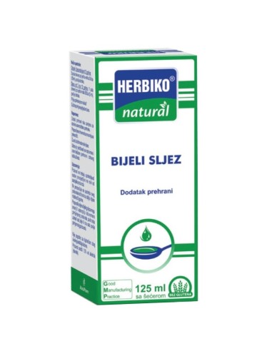 Herbiko Natural Bijeli sljez tekući dodatak prehrani