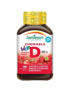 Jamieson Vitamin D3 400 IU za djecu tablete za žvakanje