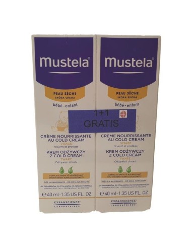 Mustela Hranjiva krema s cold krema 1+1 PROMO