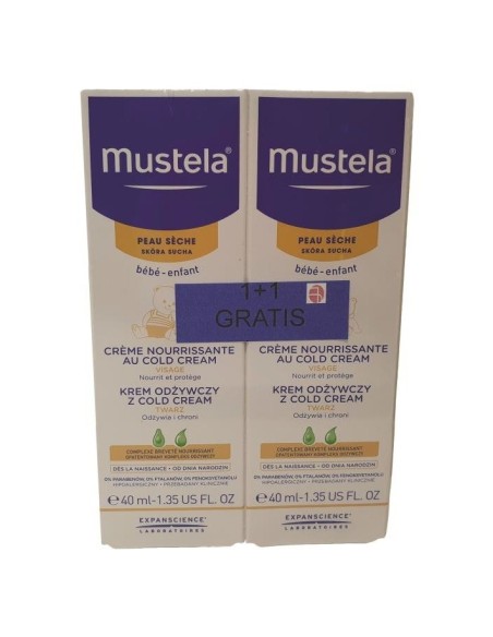 Mustela Hranjiva krema s cold krema 1+1 PROMO