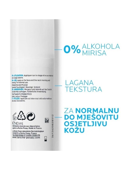La Roche-Posay Toleriane Sensitive Lagani hidratantni fluide