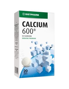 Dietpharm Calcium 600 šumeće tablete kalcij