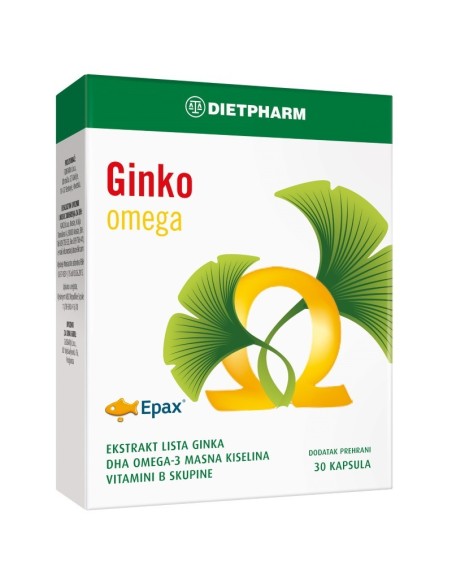 Dietpharm Ginko Omega kapsule, dodatak prehrani