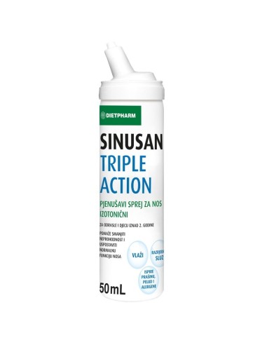 Dietpharm Sinusan Triple Action pjenušavi sprej za nos