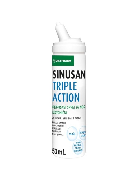 Dietpharm Sinusan Triple Action pjenušavi sprej za nos