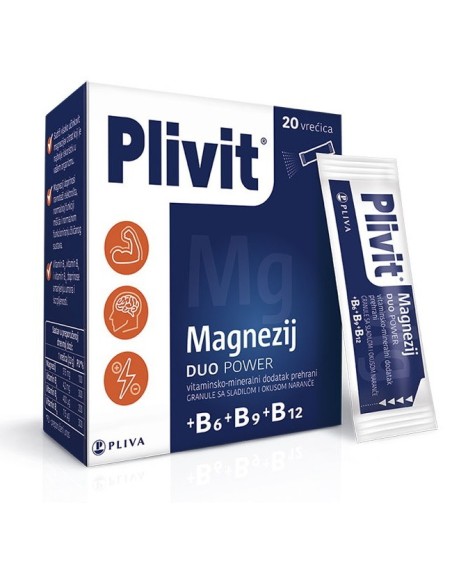 Plivit Magnezij Duo Power granule