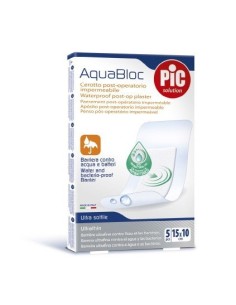 PiC Antibakterijski postoperativni flaster Aquabloc