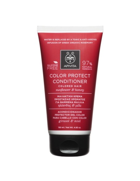 Apivita Color protect conditioner for colored hair with sunflower & honey