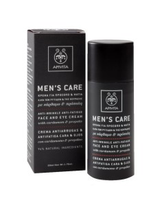 Apivita Man's care Anti Wrinkle anti-fatigue face and eye cream