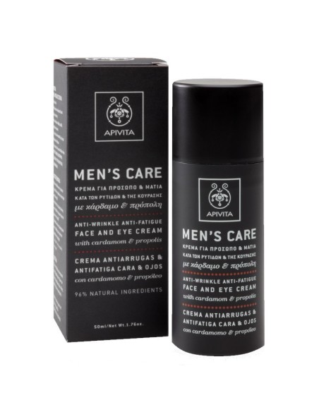 Apivita Man's care Anti Wrinkle anti-fatigue face and eye cream