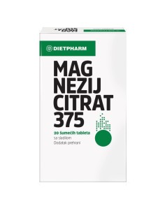 Dietpharm Magnezij Citrat 375 šumeće tablete