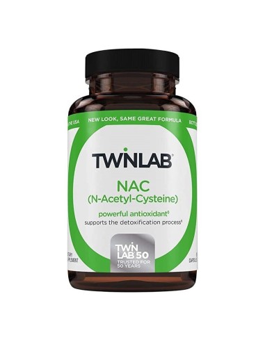 Twinlab NAC N-Acetyl-cysteine kapsule