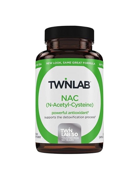 Twinlab NAC N-Acetyl-cysteine kapsule