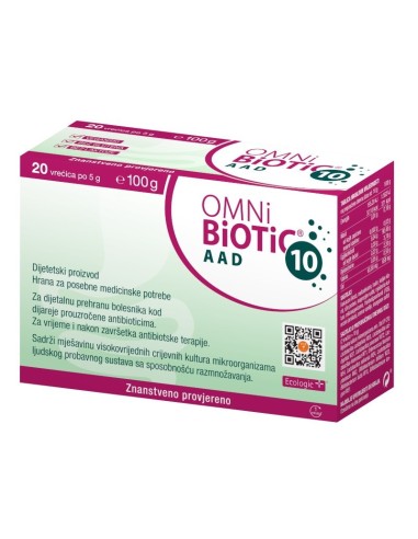 Omni Biotic 10 AAD vrećice, dodatak prehrani