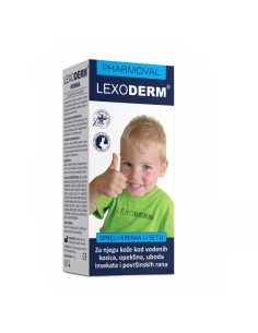 Pharmoval Lexoderm Krema i sprej za njegu kože kod vodenih kozica