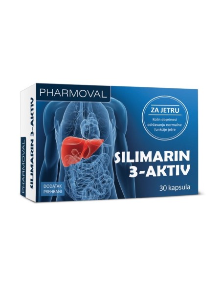 Pharmoval Silimarin 3 aktiv kapsule
