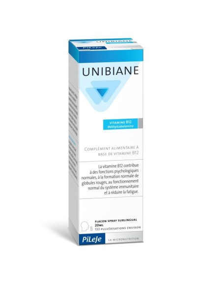 Pileje Unibiane B12 Sublingvalni sprej