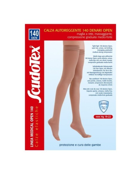 Scudotex Samostojeće čarape bez prstiju 140 DEN 589
