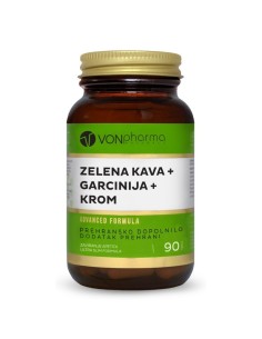 Vonpharma Zelene kava + Garcinija + Krom kapsule