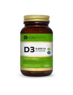VonPharma Vitamin D3 4000 IU kapsule, dodatak prehrani