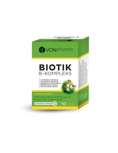 Vonpharma Biotik B-kompleks vegetarijanske kapsule