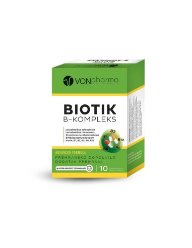 Vonpharma Biotik B-kompleks vegetarijanske kapsule