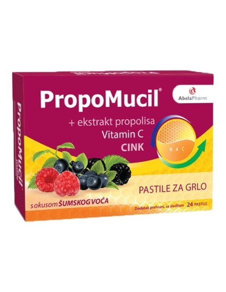 Herbiko Propomucil pastile Šumsko voće za grlo