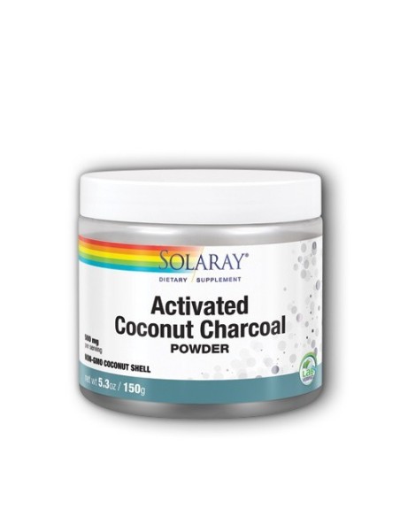 Solaray Activated Coconut Charcoal Aktivni ugljen, dodatak prehrani