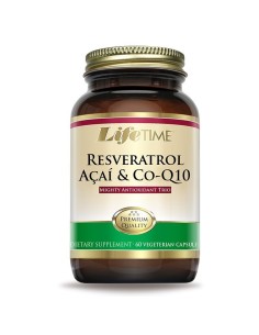 LifeTime Resveratrol, Acai i CoQ10 kapsule