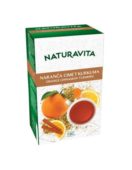 Naturavita Čaj Naranča, Cimet, Kurkuma