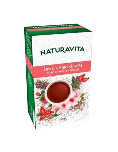 Naturavita Čaj Šipak s hibiskusom filter vrećice