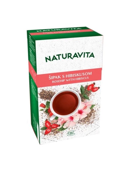 Naturavita Čaj Šipak s hibiskusom filter vrećice