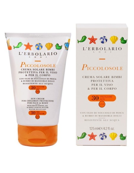 Lerbolario Sun Piccolosole dječja krema za zaštitu od sunca za lice i tijelo SPF 30 ROK: 06/21