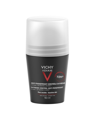 Vichy Homme Antiperspirant roll-on za zaštitu od znojenja do 72h