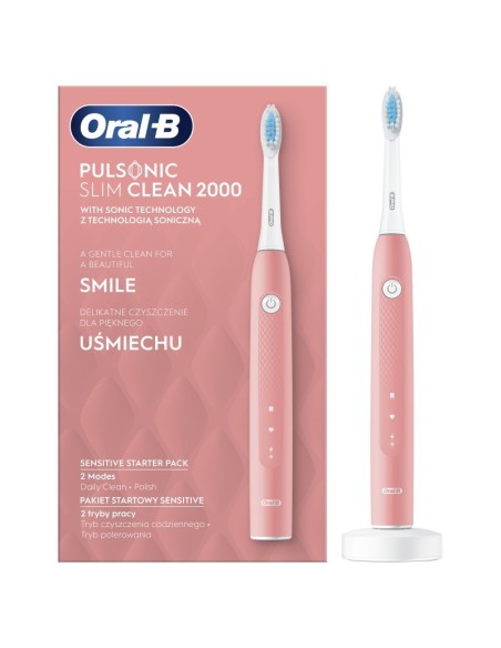 Oral B Električna četkica za zube Puls Slimclean 2000 Pink
