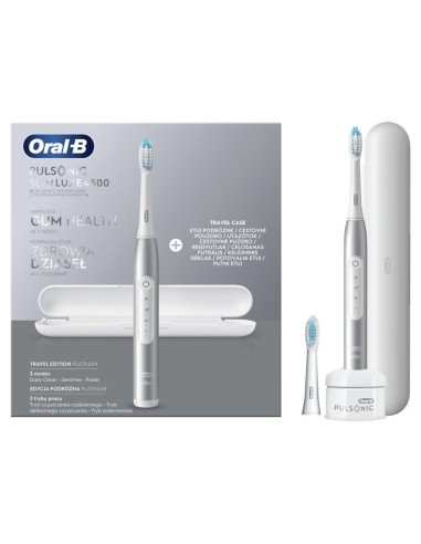 Oral B Električna četkica za zube Puls Slimluxe 4500 Platinum