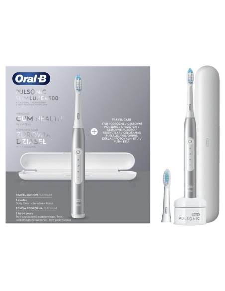 Oral B Električna četkica za zube Puls Slimluxe 4500 Platinum