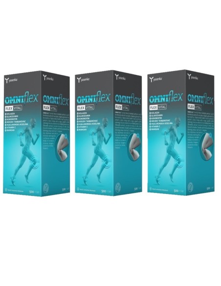 Yasenka Omniflex Flex Vital tekući dodatak prehrani 2+1 GRATIS