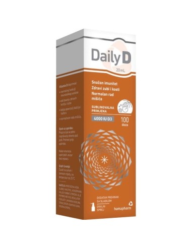 Hamapharm Daily D 4000 IU sprej