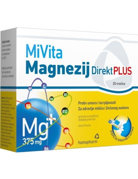 Hamapharm MiVita Magnezij Direkt Plus Granule