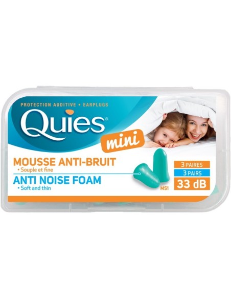 Quies Čepići za uši od mini pjene (od -33 Db do -35 dB)