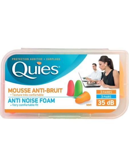 Quies Čepići za uši protiv buke (od pjene) (-35Db)