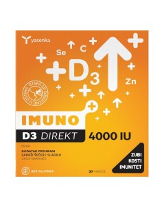 Yasenka Imuno Plus D3 direkt 4000 IU vrećice