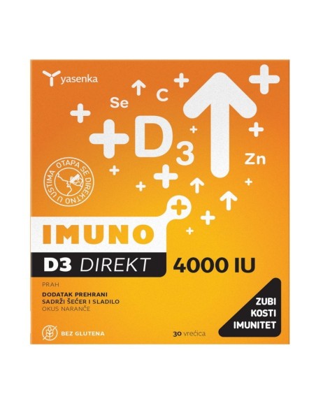 Yasenka Imuno Plus D3 direkt 4000 IU vrećice