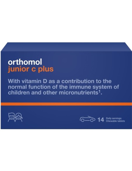 Orthomol Junior Plus C Tablete za žvakanje