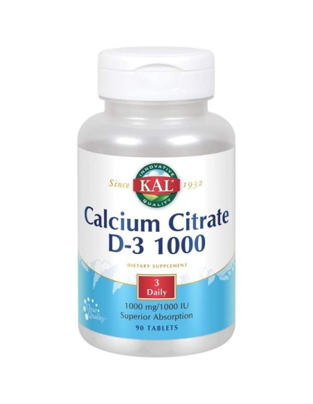 Kal Calcium Citrate D3 1000 tablete