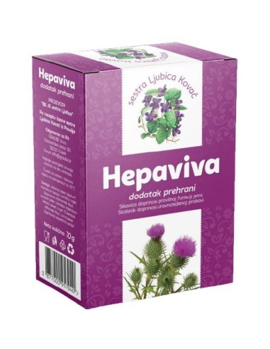 Vivia Hepaviva čaj Sestra Ljubica Kovač