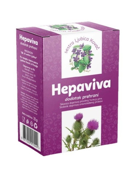 Vivia Hepaviva čaj Sestra Ljubica Kovač
